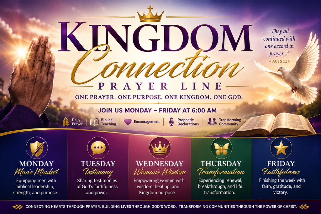 Welcome to Kingdom Connection Prayer Line